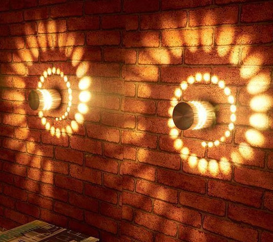 2 Peças de Luzes Decorativas de Parede em Espiral - VITOCLEI STORE