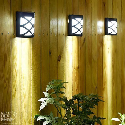 Luz LED de Parede para Jardim com Painel Solar - VITOCLEI STORE