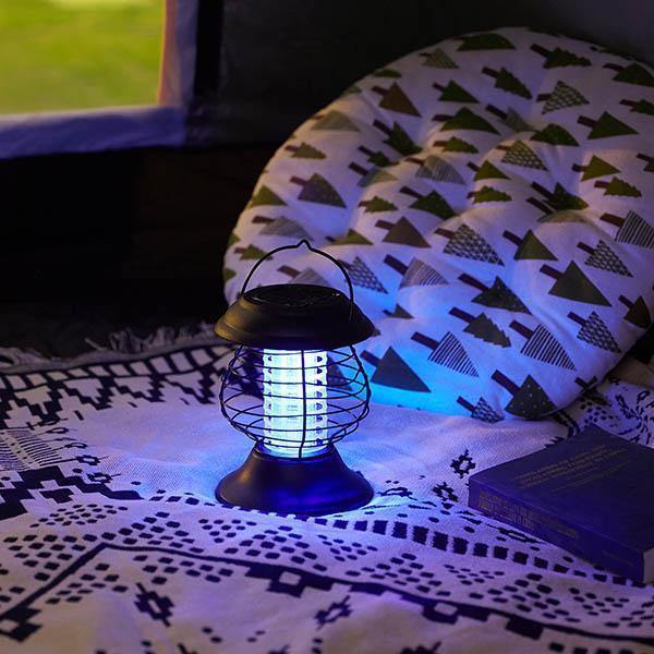 Lanterna Eliminadora de Mosquitos com painel solar - VITOCLEI STORE